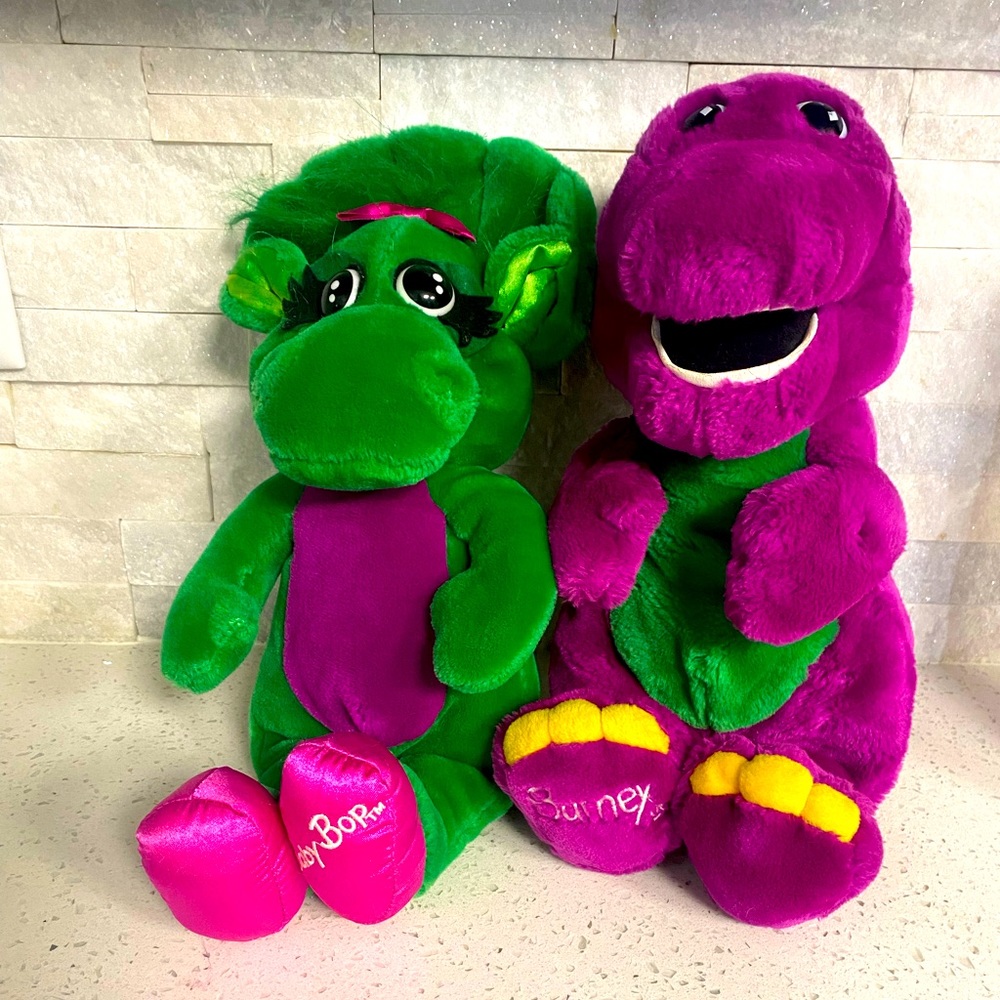 Vintage 90’s Barney and Baby Bop.